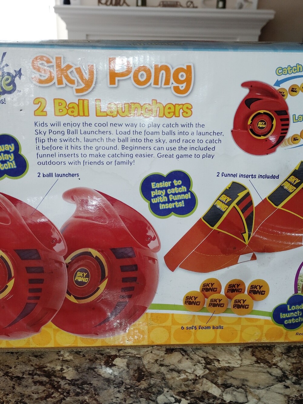 Red Pong Ball Launcher - Kids Action Toy New - Picture 6 of 6